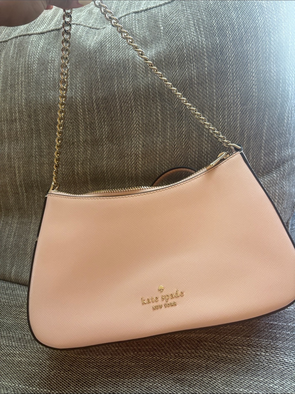 kate spade blush pink chain-strap shoulder bag